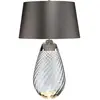 Image de Elstead Lighting, Lampe de table, Lena Lampe de table E27 74cm Verre fumé, couleur ardoise (620 lm, E27, GU10)