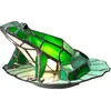 Image de Elstead Lighting, Lampe de table, Tiffany Animal Lamps LED Lampe de table G9 13cm bronze vintage (240 lm, G9)