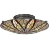 Image de Elstead Lighting, Applique + plafonnier, Victory plafonnier E27 double Valiant Bronze (E27)