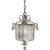 Image de Elstead Lighting, Suspension, Gianna Lampe à suspendre E27 argent doré (E27)