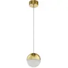 Image de Elstead Lighting, Suspension, Moonlit LED Lampe à suspendre Champagne-Or Zirconia (2131 lm)