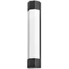 Image de Elstead Lighting, Plafonnier, Elstead Facet LED Wandleuchte Mattes Schwarz IP44 (1850 lm)