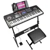 Image de RockJam Clavier Super kit (61 Boutons), Synthétiseur, Noir