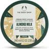 Image de The Body Shop, Gel douche, Gommage pour le corps au lait d'amande (240 ml)