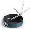 Image de Joseph Joseph Space poêle à frire poignée rabattable D28cm, Poêle + casserole, Bleu
