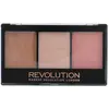 Image de Makeup Revolution, Fard à paupières, Kit de contour ultra-brillant (Ultra Fair C01)