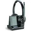 Image de HP Poly Savi W8220/A (Sans fil, USB-C, Unify), Casque micro de bureau, Noir