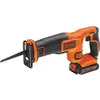 Image de Black & Decker, Scie sabre, BLACK+DECKER BDCR18E1-QW Réciprozaag - 18V - 15cm zaagblad - incl. accu en lader