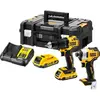 Image de DeWalt, Perceuse + Visseuses sans fil, Batterie rechargeable Kombopack