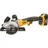 Image de DeWalt, Scie circulaire portative, DCS571P2 Scie circulaire portable 115 mm 2x XR 18V 5Ah T-STAK II Noir Jaune