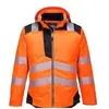 Image de Portwest, Veste de travail, Veste de pluie haute visibilité avec capuche orange XS (4XL)