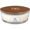 Image de WoodWick, Bougie parfumée, White Tea & Jasmin (453.60 g)