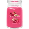 Image de Yankee Candle, Bougie parfumée, Bougie parfumée Red Raspberry Signature Large Jar (567 g)