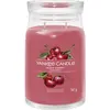Image de Yankee Candle, Bougie parfumée, Bougie parfumée Black Cherry Signature Large Jar