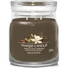 Image de Yankee Candle, Bougie parfumée, Duftkerze Vanilla Bean Espresso Signature Medium Jar