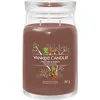Image de Yankee Candle, Bougie parfumée, Bougie parfumée Praline & Birch Signature Large Jar