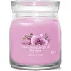 Image de Yankee Candle, Bougie parfumée, Duftkerze Wild Orchid Signature Medium Jar