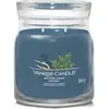 Image de Yankee Candle, Bougie parfumée, Duftkerze Bayside Cedar Signature Medium Jar