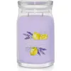 Image de Yankee Candle, Bougie parfumée, Bougie parfumée Lemon Lavender Signature Large Jar (567 g)