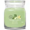 Image de Yankee Candle, Bougie parfumée, Duftkerze Vanilla Lime Signature Medium Jar