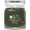 Image de Yankee Candle, Bougie parfumée, Bougie parfumée Silver Sage & Pine Signature Medium Jar (368 g)