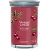 Image de Yankee Candle, Bougie parfumée, Bougie parfumée Black Cherry Signature Large Tumbler (567 g)