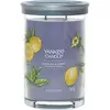 Image de Yankee Candle, Bougie parfumée, Bougie parfumée Black Tea & Lemon Signature Large Tumbler