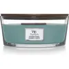 Image de WoodWick, Bougie parfumée, Bougie parfumée Evergreen Cashmere Ellipse