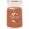 Image de Yankee Candle, Bougie parfumée, Pumpkin Cinnamon Swirl (567 g)