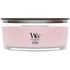 Image de WoodWick, Bougie parfumée, Rose Blush Ellipse (454 g)