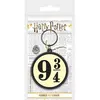 Image de Pyramid, Unisexe, Porte-clés, Porte-clés en caoutchouc CDU Harry Potter (9 et trois quartiers), Multicolore, Blanc, Gris