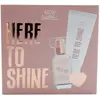 Image de Naomi Campbell, Set cadeau beauté, Coffret Here to Shine 15ml EdT et 50ml Body Lotion pour femmes (Set soin du corps)