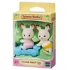 Image de Figurines Sylvanian Families Les jumeaux lapin chocolat