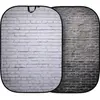 Image de Lastolite Urban Collapsible 1.5x2.1m White/Grey Painted White/Industrial Grey Brick (150 cm, 210 cm), Fond de studio, Blanc, Gris