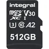 Image de Integral MicroSD PREMIUM HIGH SPEED MICROSDHC/XC V30 UHS-I U3 (512 Go, microSDXC, U3, UHS-I), Carte mémoire, Noir