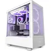 Image de NZXT H5 Flow (ATX, E-ATX, mATX, Mini-ITX), Boîtier PC, Blanc