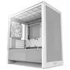 Image de Boîtier PC NZXT H3 FLOW mini tour blanc avec panneau latéral verre trempé