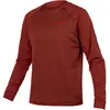 Image de Endura, Hommes, Maillot de cyclisme, SingleTrack Fleece Trikot (XXL), Rouge, XXL