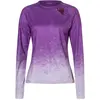 Image de Endura, Femmes, Maillot de cyclisme, SingleTrack LS Print (S), Violet, S