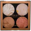 Image de Makeup Revolution, Highlighter + autobronzant, London Cheek Kit teinte Take a Breather 4 x 2,2 g (Take A Breather, Contour, Highlighter, 8.80 g)