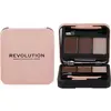 Image de Makeup Revolution, Poudre pour sourcils, Kit de sculpture des sourcils (Medium Brown)