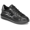 Image de Baskets basses Karl Lagerfeld KAPRI SIGNIA LACE LTHR solde femme