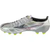 Image de Mizuno, Hommes, Chaussures de football, Alpha II Pro FG Blanc (44), Noir, Argent, Blanc