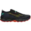 Image de Mizuno, Hommes, Chaussures de course à pied, Wave Daichi 9 (42.5), Noir, Orange, Bleu, Rouge