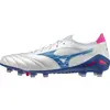 Image de Mizuno, Unisexe, Chaussures de football, Morelia Neo Iv ss Elite Fg (42.5), Blanc, Bleu, Rose