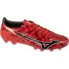 Image de Mizuno, Hommes, Chaussures de football, Alpha II Pro FG Rouge (43), Rouge, Or, Noir