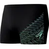 Image de Speedo, Hommes, Short de bain, Medley Logo Aquashort, Vert, Noir, (34, 5)