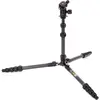 Image de 3 Legged Thing Legends Bucky Tripod avec AirHed VU Black Darkness (Carbone, Métal), Trépied, Noir