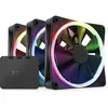 Image de NZXT F120 RGB Pack de 3 (120 mm, 3x), Ventilateur PC, Noir