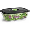 Image de FoodSaver Récipient pour aliments frais, Boîte de conservation, Transparent, Noir